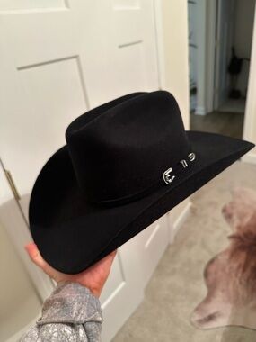 Men's or women’s Stetson Black Western Cowboy Hat - Classic Felt Style 6X